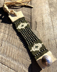 Pyrite Gemstone Western Cuff