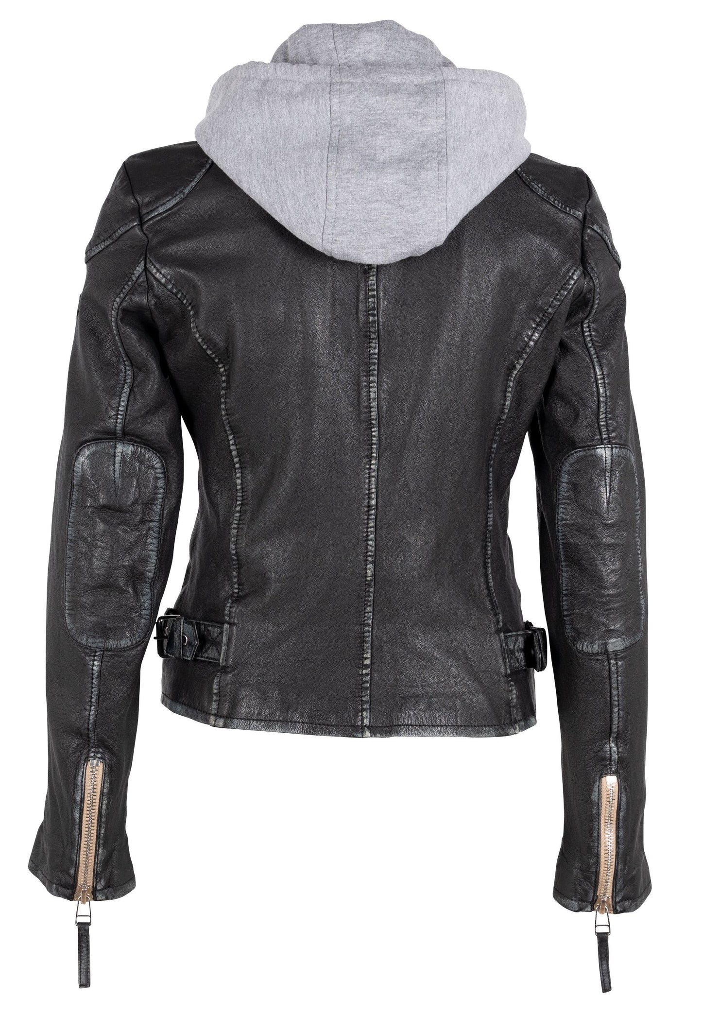 Finja Leather Jacket in Black