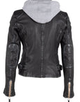 Finja Leather Jacket in Black