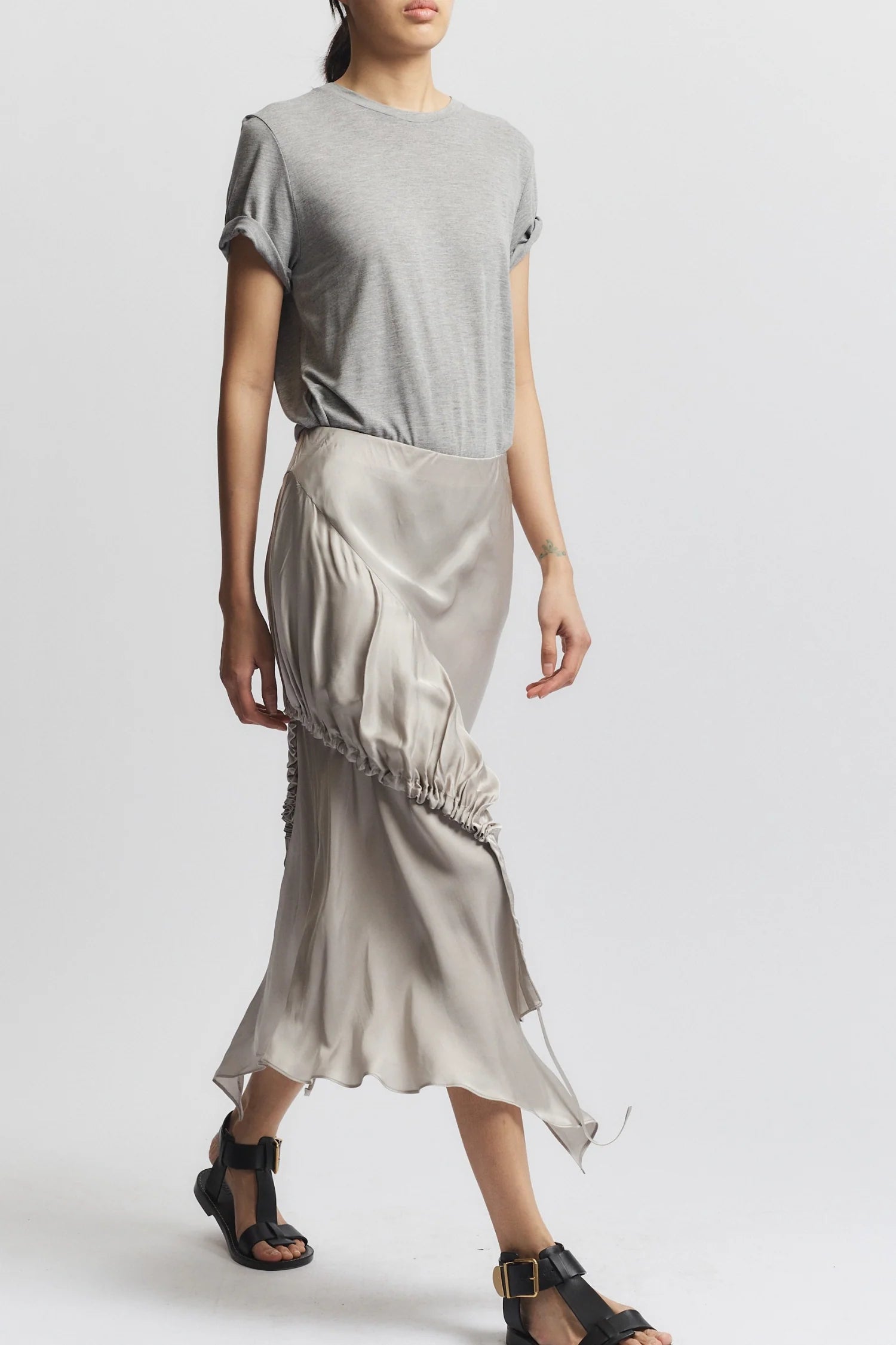 Kalani Asymmetric Skirt by Saint Art