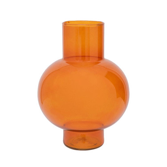 Tummy Vase in Orange Rust