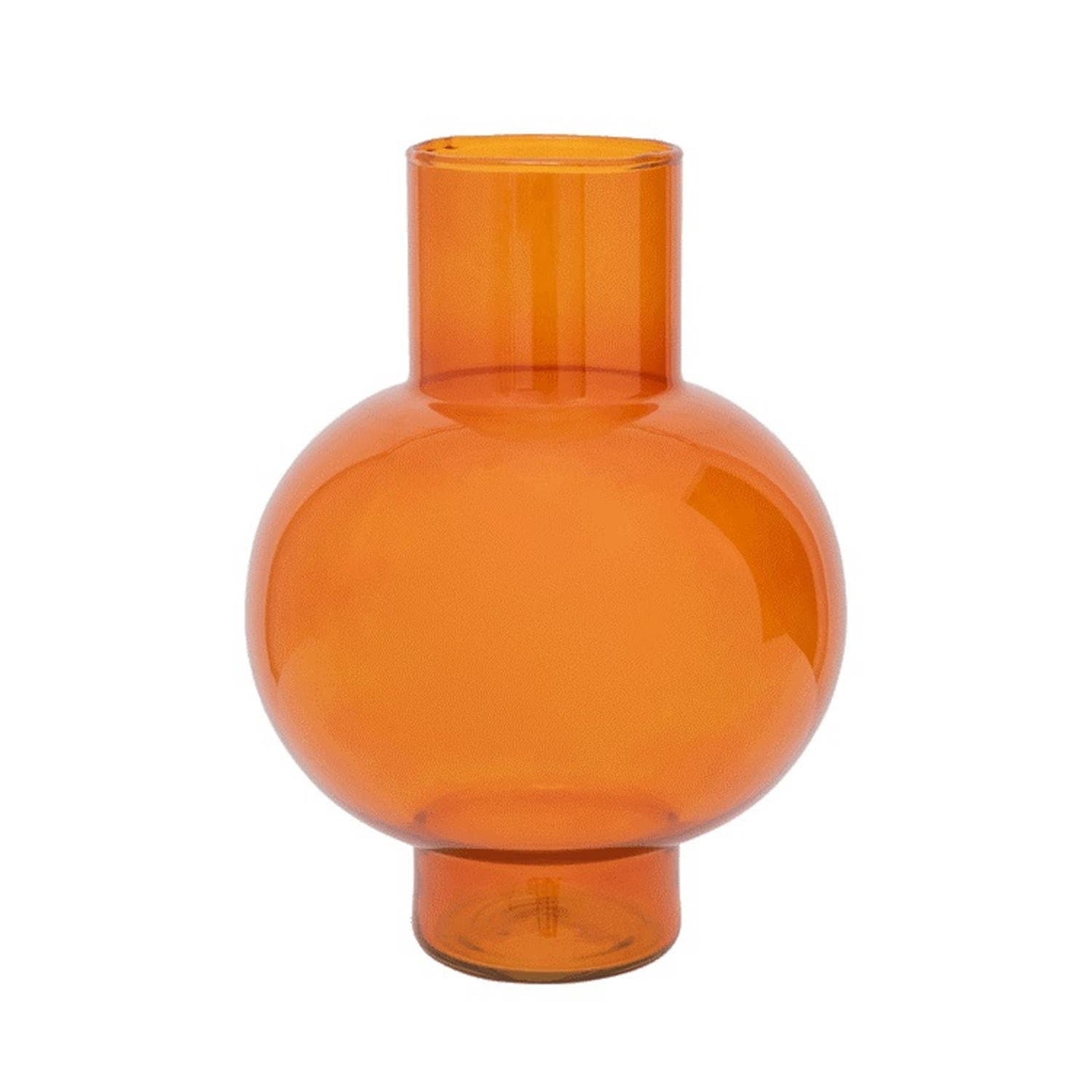 Tummy Vase in Orange Rust