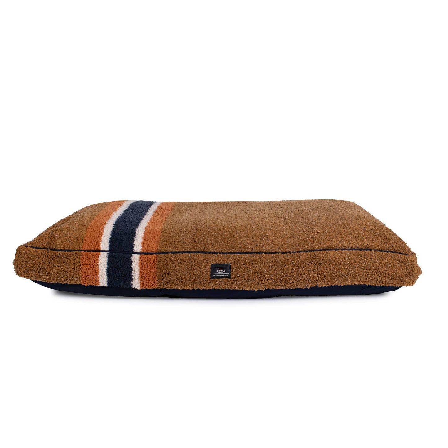 Shinola Pet Rectangular Pet Napper Dog Bed in Brown