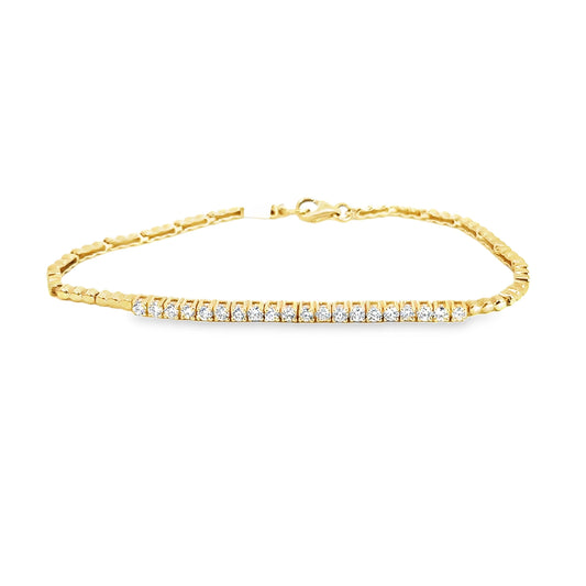 Diamond and 14K Bracelet