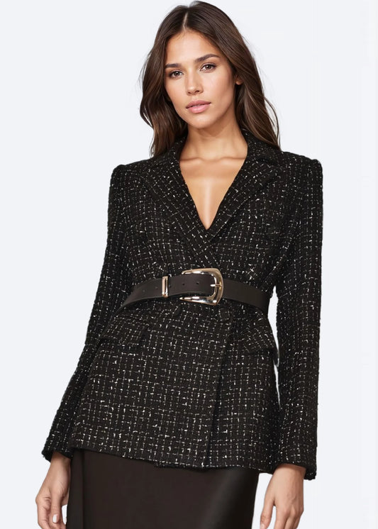 Bruna Tweed Blazer by Cami NYC