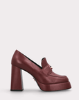 Cindy Smooth Leather Platform Pumps by Ingiliz