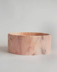 PINK MARBLE CYLINDER BOWL