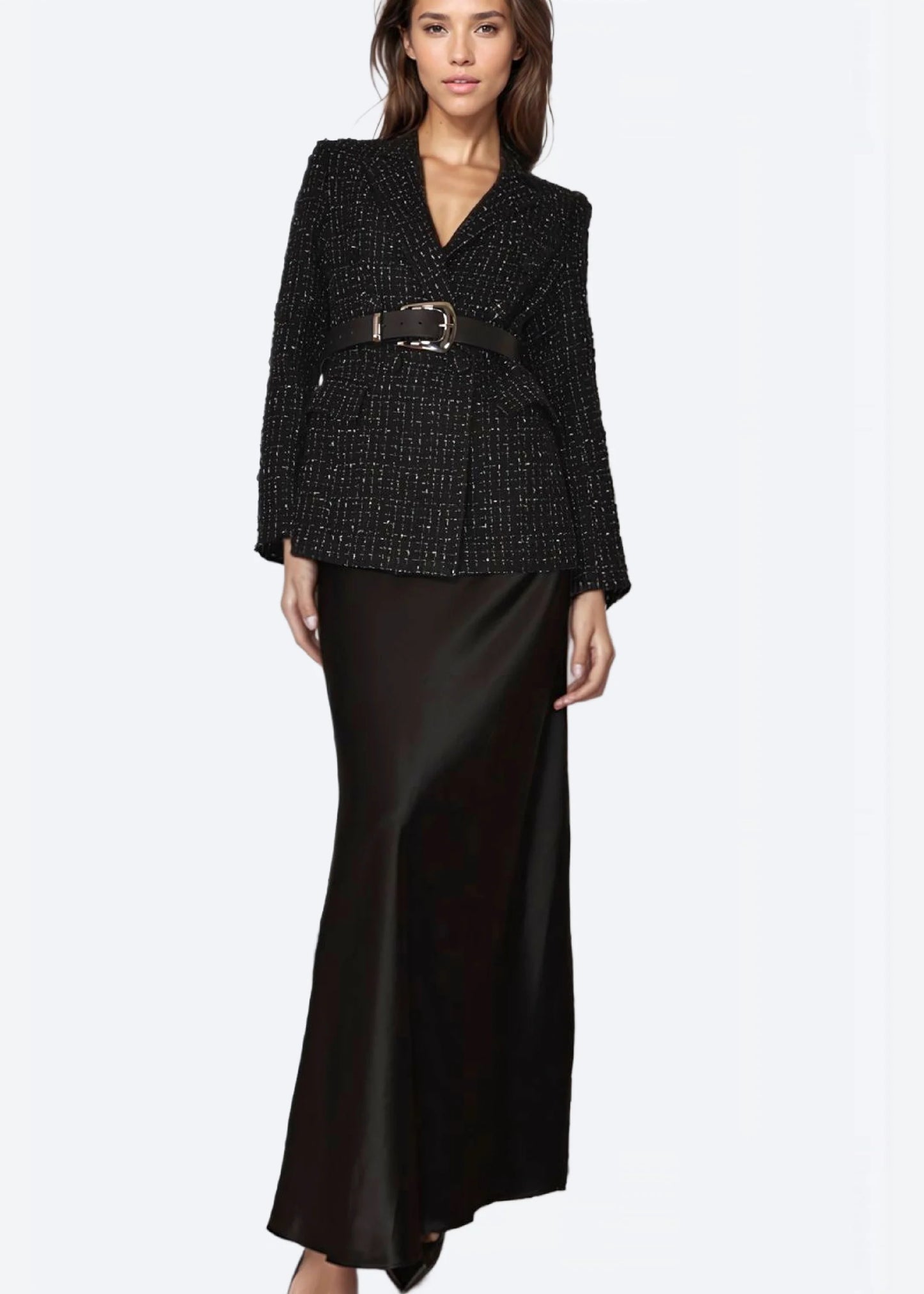 Bruna Tweed Blazer by Cami NYC