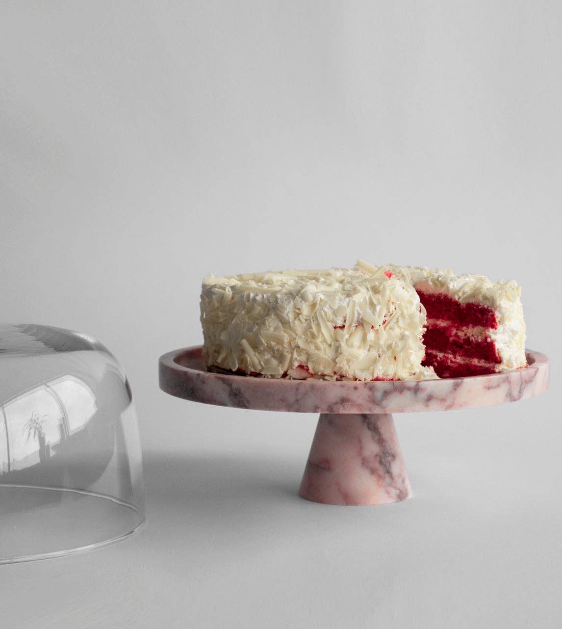 PINK MARBLE CAKE STAND