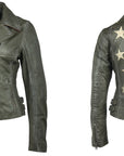 Christy Leather Star Jacket by Mauritius