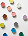 Rainbow Tea Lights by Le Feu