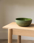 Handmade Porcelain Salad Serving Bowl Green - Haven