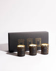 Black Tie Mini Candle Trio by Brooklyn Candle Stuido