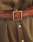 Daya | Studded Leather Belt