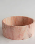 PINK MARBLE CYLINDER BOWL