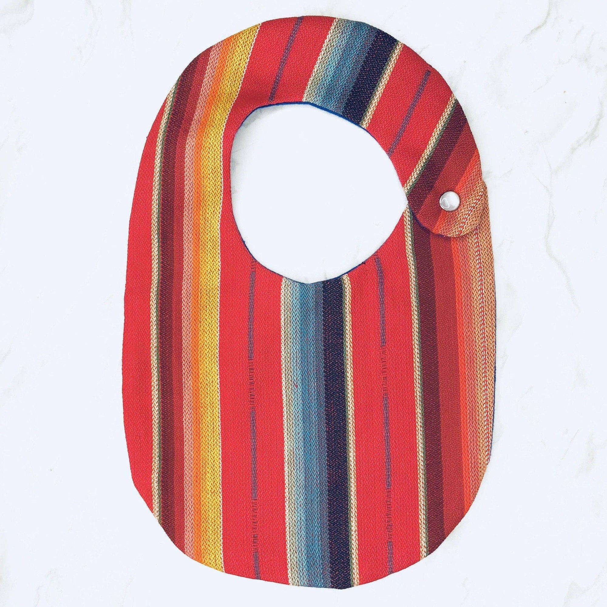 Serape Bib &amp; Pacifier Set - Red