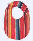 Serape Bib & Pacifier Set - Red