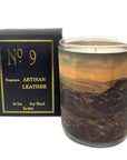 No 9 Artisan Leather Candle