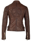 Maysie Leather Jacket by Mauritius