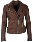 Maysie Leather Jacket by Mauritius