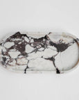 Calcutta Marble Oval Tray