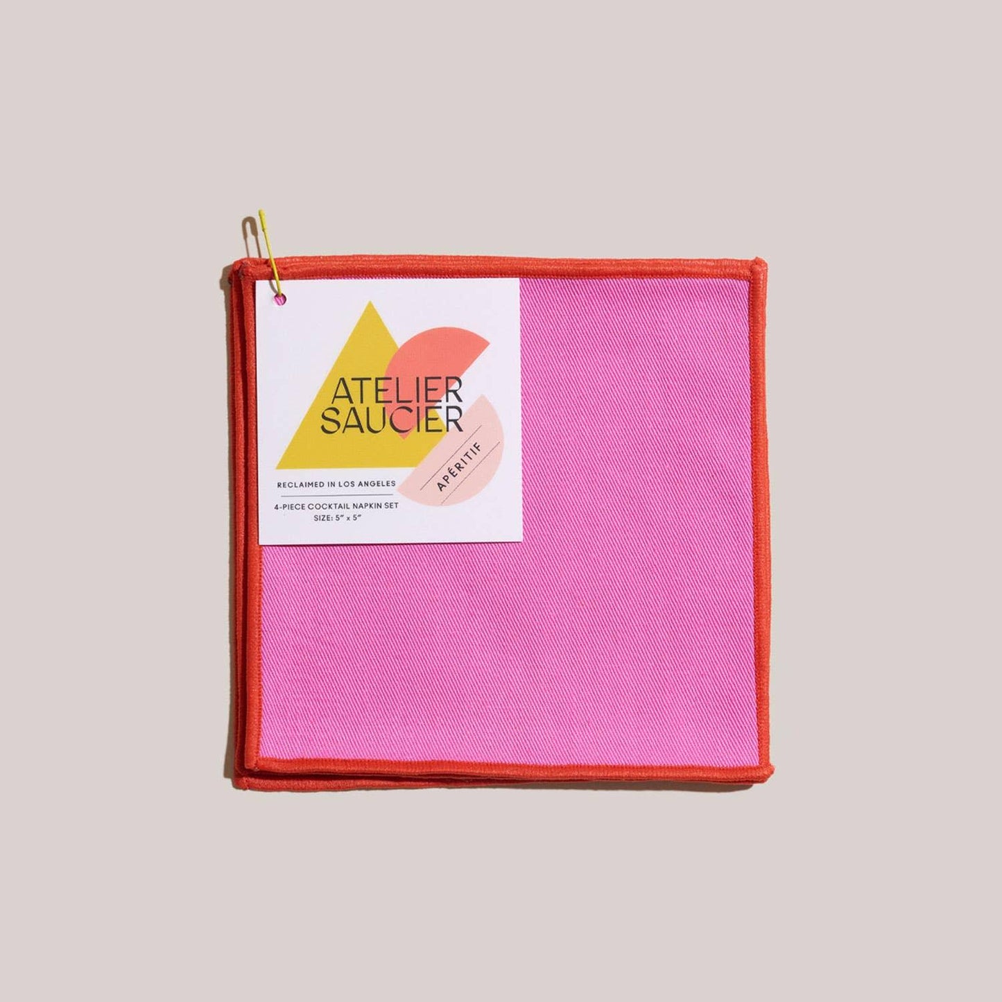 Lollipop Twill Cocktail Napkins | Set of 4