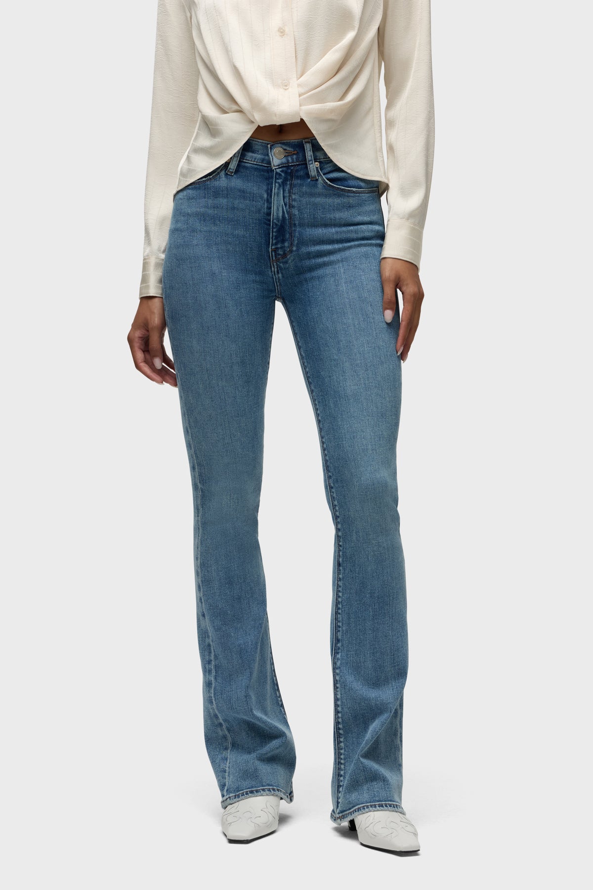 Barbara High-Rise Bootcut Jeans by Hudson