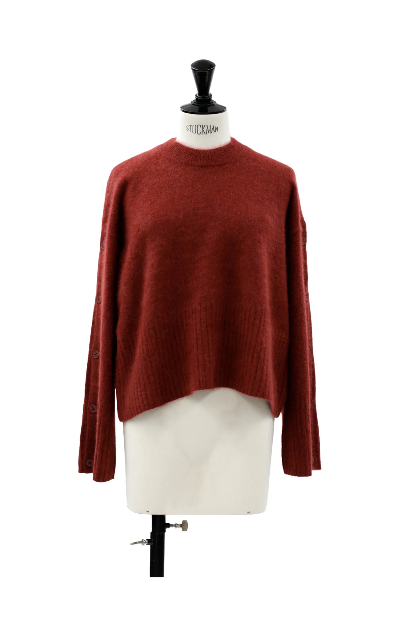 Button Sleeve Pullover by C.T. Plage