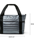 Jet Set Wingman Bag in Pearl Pewter by Think Royln