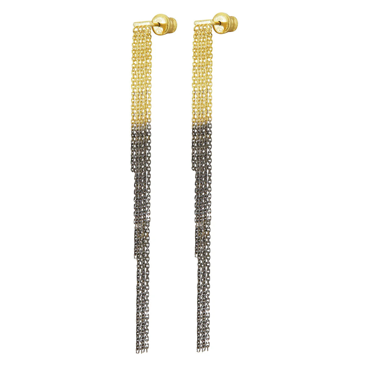 MLS464 Earring Bicolore Gold by Marie Laure Chamorel