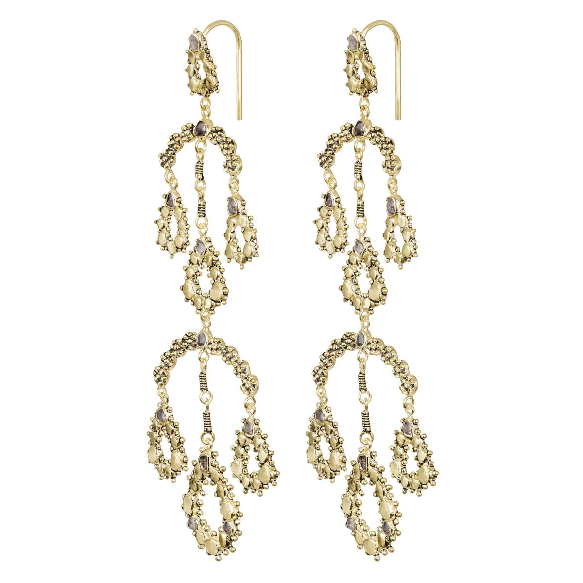 MLS850 Earring Antique Gold by Marie Laure Chamorel