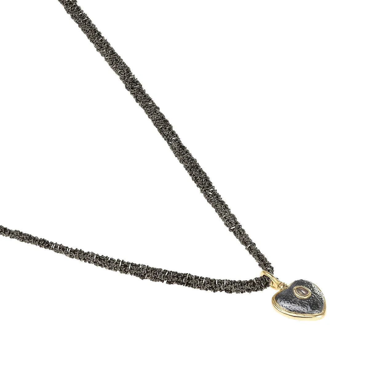 MLS882 Ruthenium Necklace by Marie Laure Chamorel