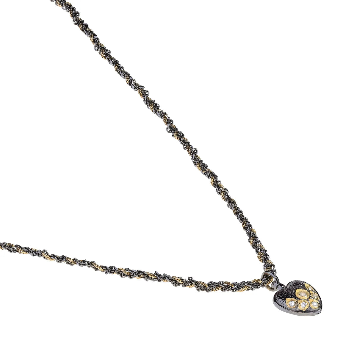 MLS890 Necklace Ruthenium by Marie Laure Chamorel