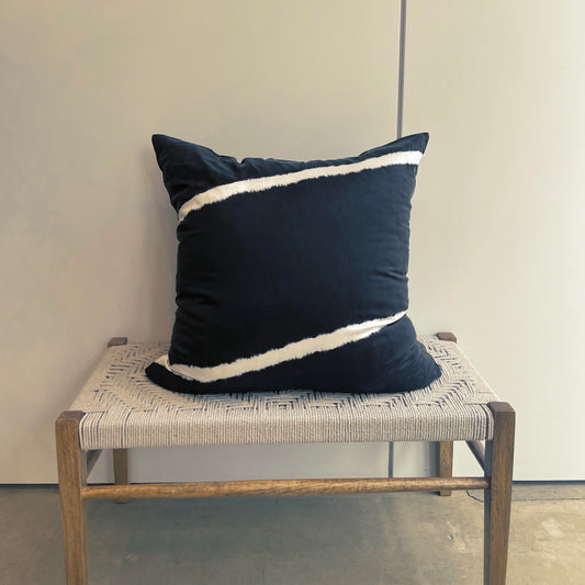 White Lines Pillow by Michelle Jonas