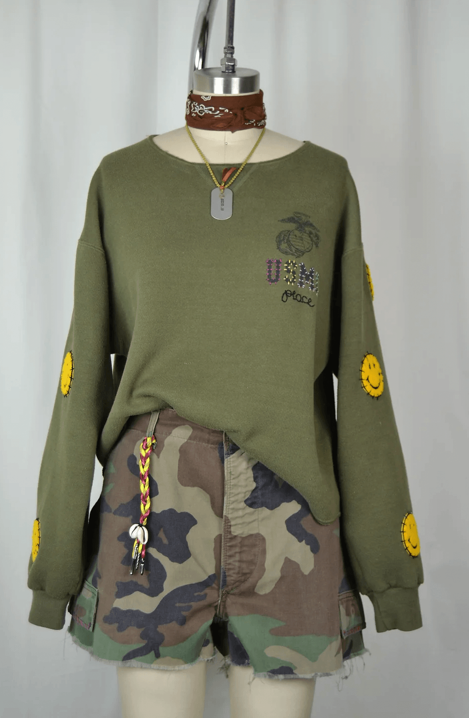 Good Vibes USMC Sweatshirt by Rank and Sugar - Haven