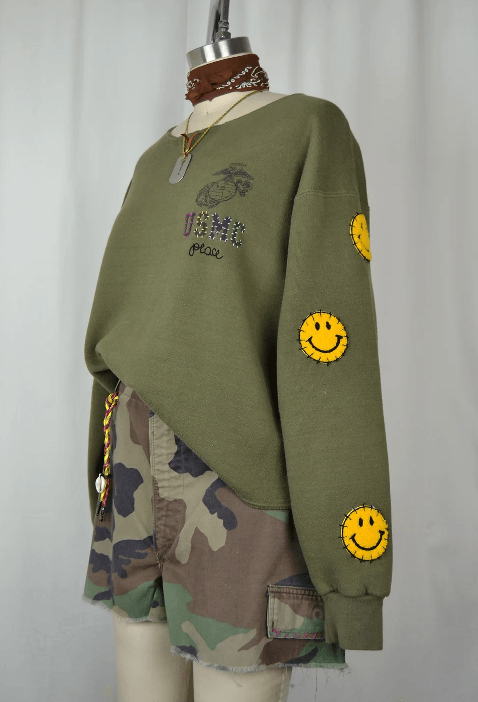 Good Vibes USMC Sweatshirt by Rank and Sugar - Haven