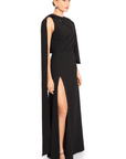 Kissam Gown in Black by Black Halo