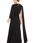 Kissam Gown in Black by Black Halo