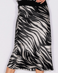 Siena Slip Skirt in Zebra by Catherine Gee