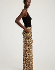 Wide Leg Trouser in Leopard Chiffon by SPRWMN