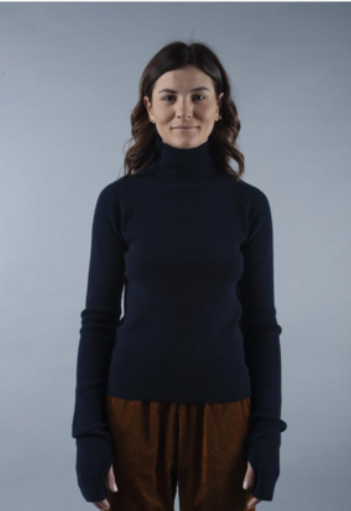 Ribbed High Neck Sweater by phisique du role