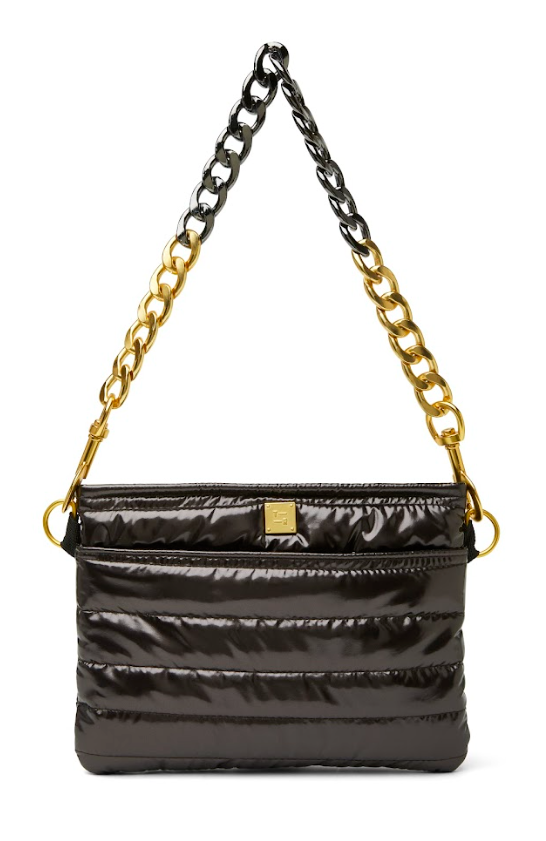 Downtown Crossbody in Pearl Pyrite by Think Royln