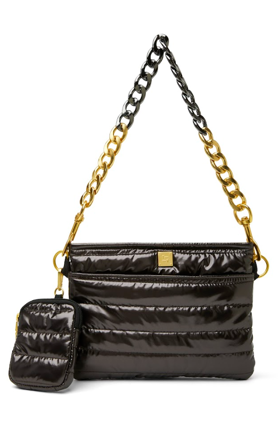 Downtown Crossbody in Pearl Pyrite by Think Royln