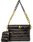 Downtown Crossbody in Pearl Pyrite by Think Royln