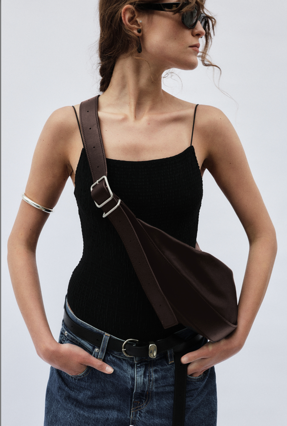 Bowe Bag in Brown by Janessa Leone