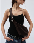 Bowe Bag in Brown by Janessa Leone