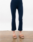 Mitra Tech Stretch Cropped Side Zip Legging by Elaine Kim