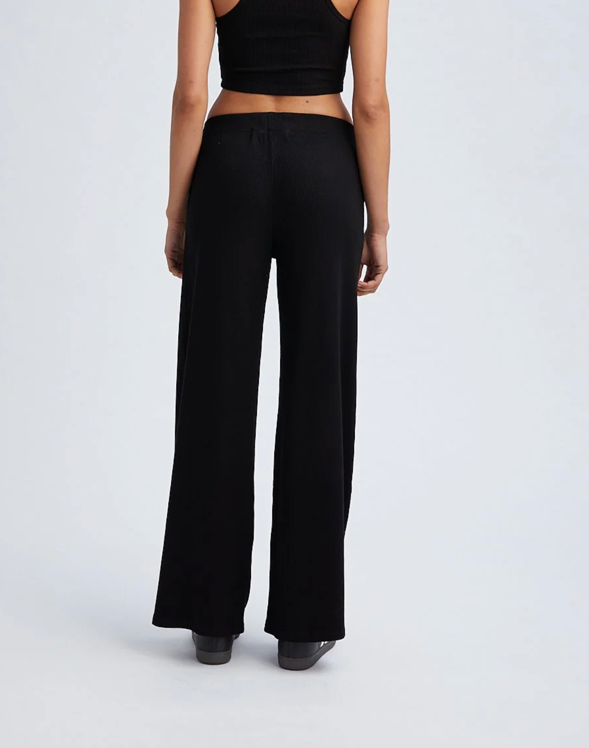 Rib Wide Leg Pants by SPRWMN