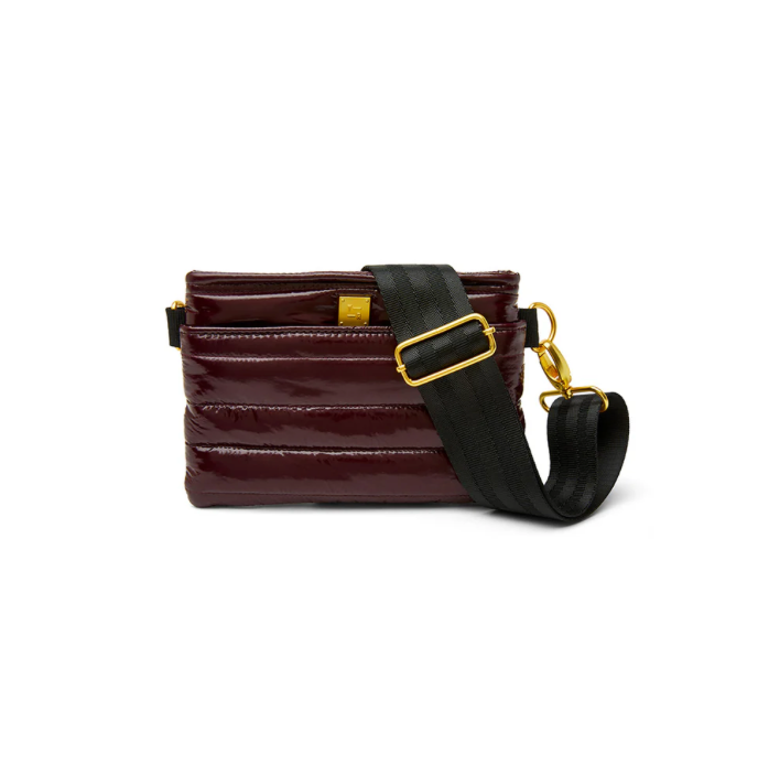 Bum Bag Crossbody in Deep Burgundy by Think Royln