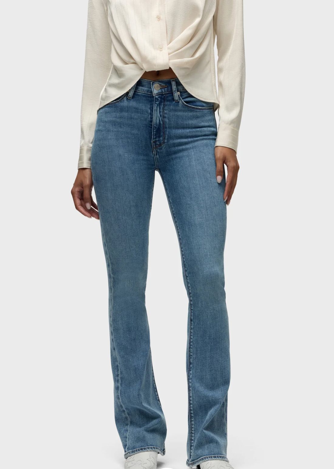 Barbara High-Rise Bootcut Jeans in Catalina by Hudson